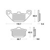 Plaquettes LMP157SRAP Racing Plaquettes LMP157SRAP Racing