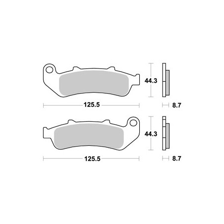 Plaquettes LMP285SRAP Racing