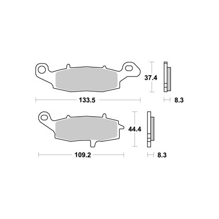 Plaquettes LMP305SFPAP Racing