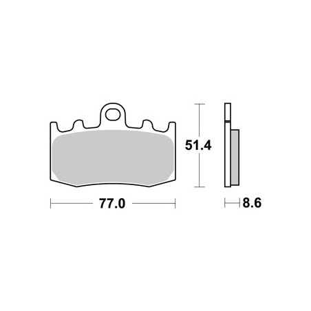 Plaquettes LMP396SFPAP Racing