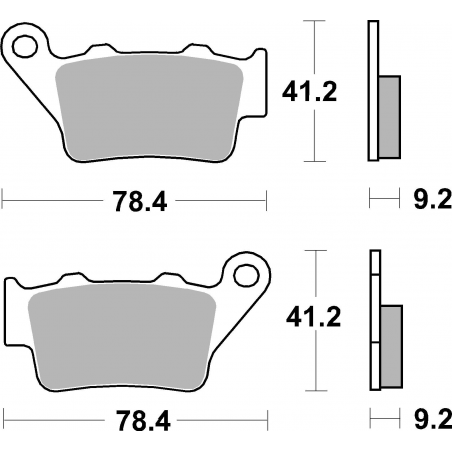 Plaquettes de Frein SBS 675 (LS)-2