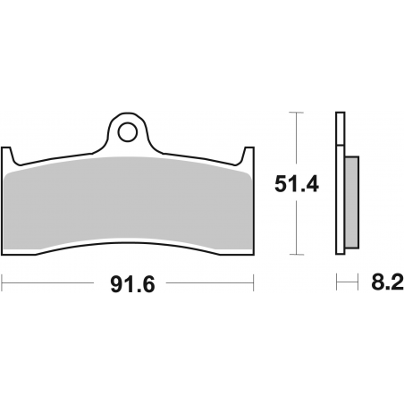 Plaquettes de Frein SBS 676DC-2