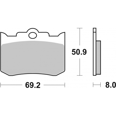 Plaquettes de Frein SBS 678H.LS-2