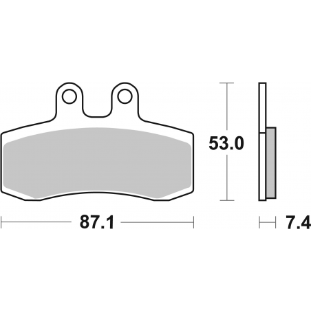 Plaquettes de Frein SBS 681HF-2