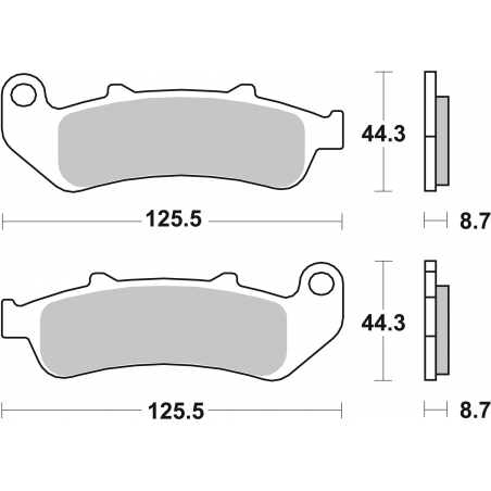 Plaquettes de Frein SBS 685 (LS)-2