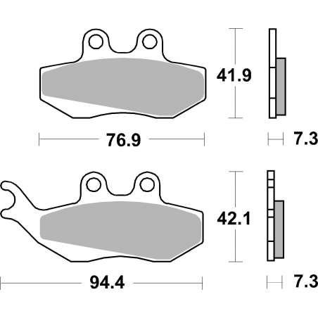 Plaquettes de Frein SBS 689HF-2