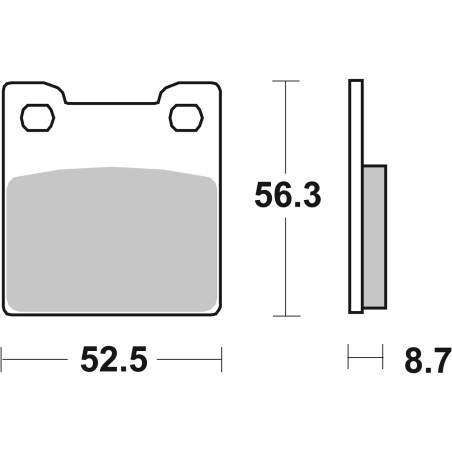Plaquettes de Frein SBS 701 (LS)-2 Plaquettes de Frein SBS 701 (LS)-2