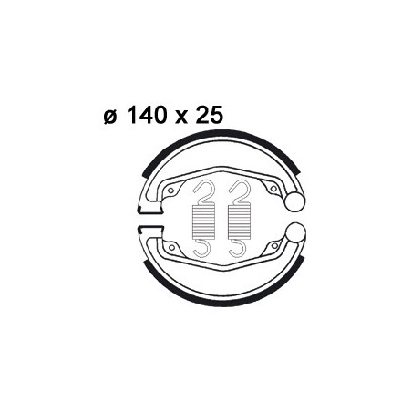 Mâchoires de frein AP racing LMS813