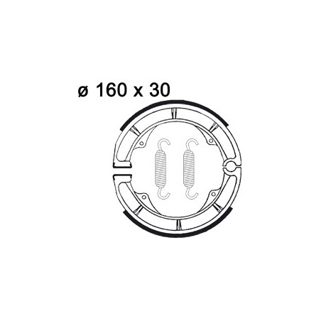 Mâchoires de frein AP racing LMS808