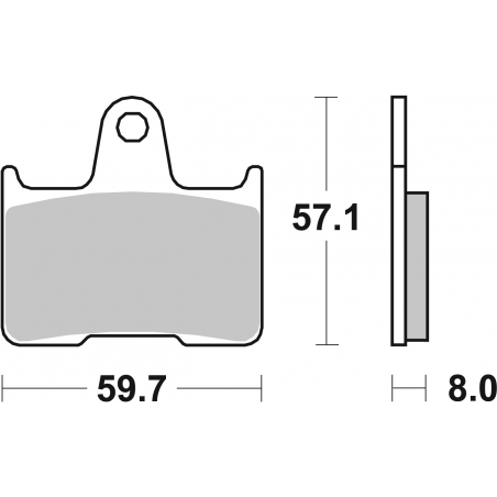 Plaquettes de Frein SBS 715 (LS)-2