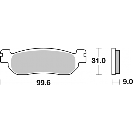 Plaquettes de Frein SBS 728 (LS)-2