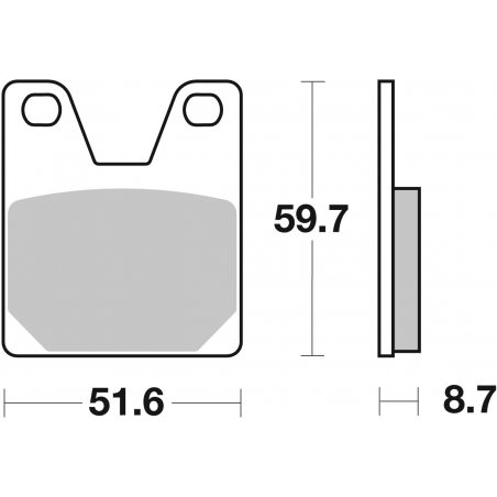 Plaquettes de Frein SBS 733 (LS)-2