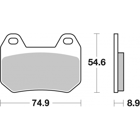 Plaquettes de Frein SBS 746HF-2