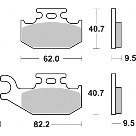 Plaquettes de Frein SBS 767RSI-2