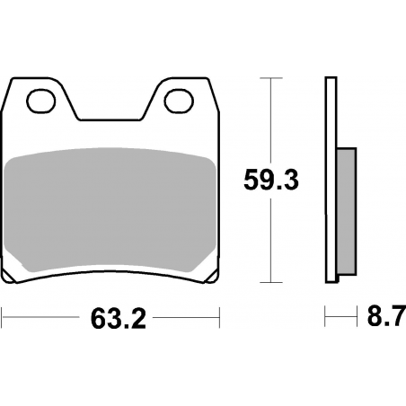 Plaquettes de Frein SBS 770 (LS)