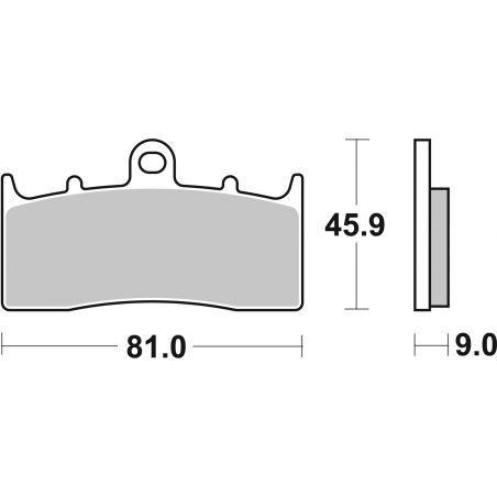 Plaquettes de Frein SBS 778 (HS)-2