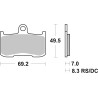 Plaquettes de Frein SBS 782HF-2 Plaquettes de Frein SBS 782HF-2