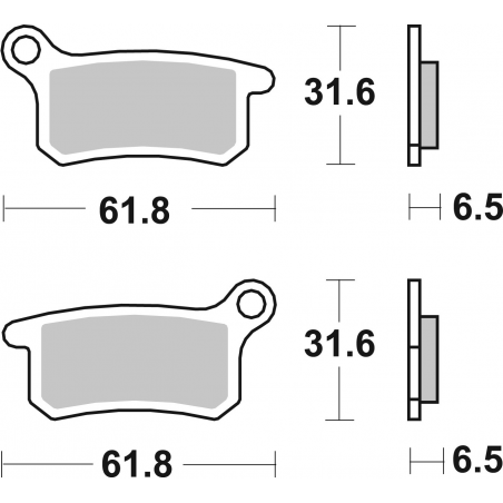 Plaquettes de Frein SBS 783SI-2