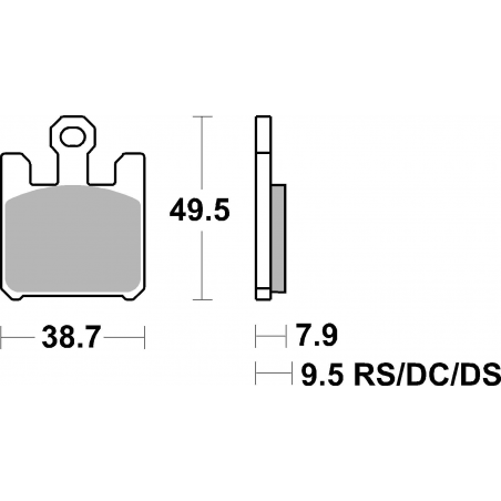 Plaquettes de Frein SBS 788 DS-2