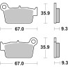 Plaquettes de Frein SBS 790RSI-2 Plaquettes de Frein SBS 790RSI-2