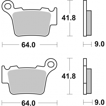 Plaquettes de Frein SBS 791 CS-2