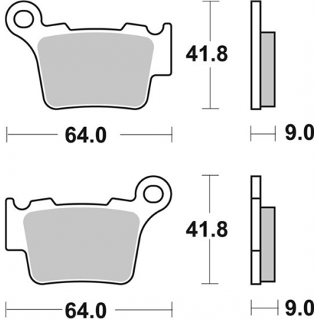 Plaquettes de Frein SBS 791HF-2