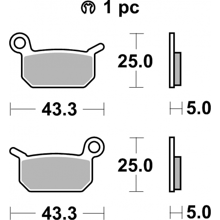 Plaquettes de Frein SBS 794RSI-2