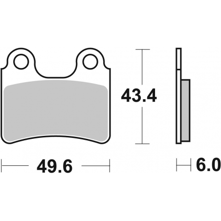 Plaquettes de Frein SBS 802HF-2