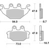 Plaquettes de Frein SBS 810SI-2 Plaquettes de Frein SBS 810SI-2