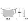 Plaquettes de Frein SBS 813RSI-2 Plaquettes de Frein SBS 813RSI-2