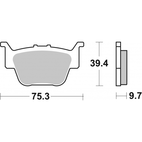 Plaquettes de Frein SBS 813SI-2