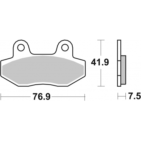 Plaquettes de Frein SBS 814HF-2