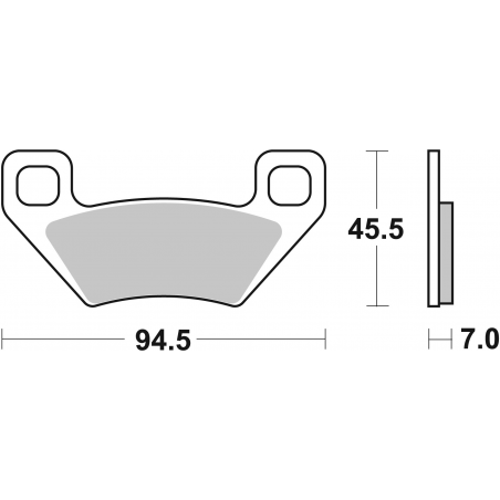 Plaquettes de Frein SBS 822ATS-2