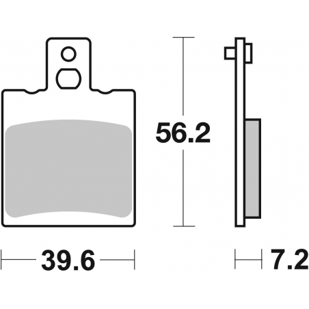 Plaquettes de Frein SBS 824HF-2