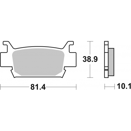 Plaquettes de Frein SBS 829SI-2