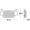 Plaquettes de Frein SBS 829SI-2 Plaquettes de Frein SBS 829SI-2
