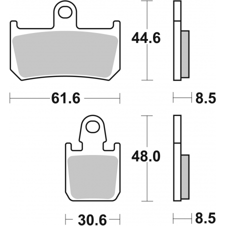 Plaquettes de Frein SBS 839 DS-2