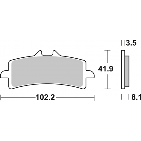 Plaquettes de Frein SBS 841DC-2