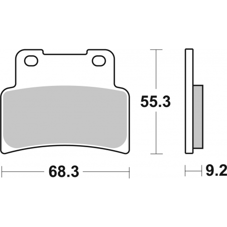 Plaquettes de Frein SBS 844HF-2