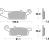 Plaquettes de Frein SBS 849SI-2 Plaquettes de Frein SBS 849SI-2