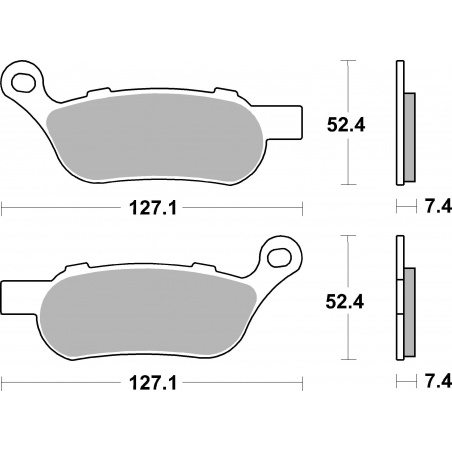 Plaquettes de Frein SBS 854H-LS-2