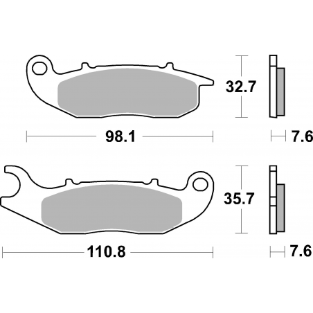 Plaquettes de Frein SBS 859SI-2