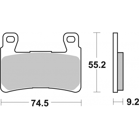 Plaquettes de Frein SBS 860H.HS-2