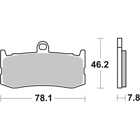 Plaquettes de Frein SBS 864DC-2