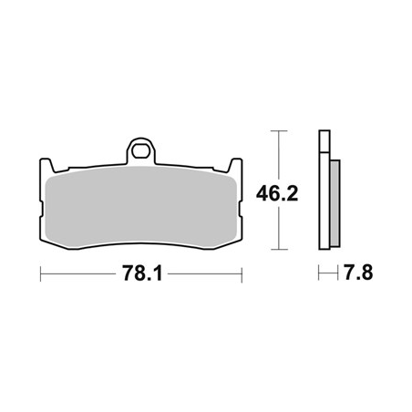 Plaquettes de Frein SBS 864RST-2