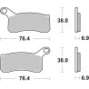 Plaquettes de Frein SBS 866SI-2 Plaquettes de Frein SBS 866SI-2