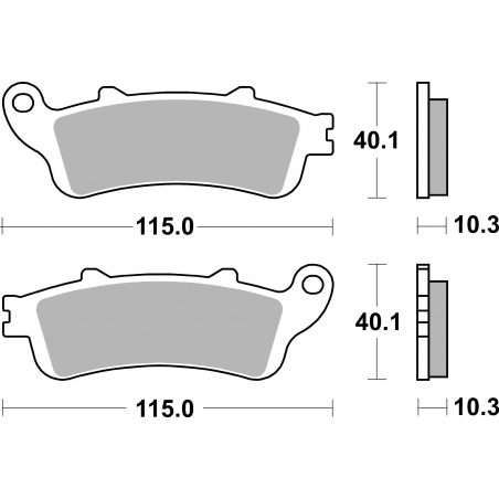 Plaquettes de Frein SBS 880LS