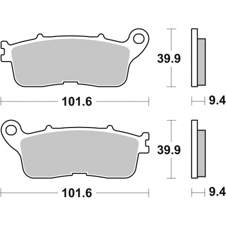 Plaquettes de Frein SBS 892LS-2