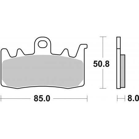 Plaquettes de Frein SBS 900DC-2