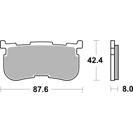 Plaquettes de Frein SBS 923H.LS-2